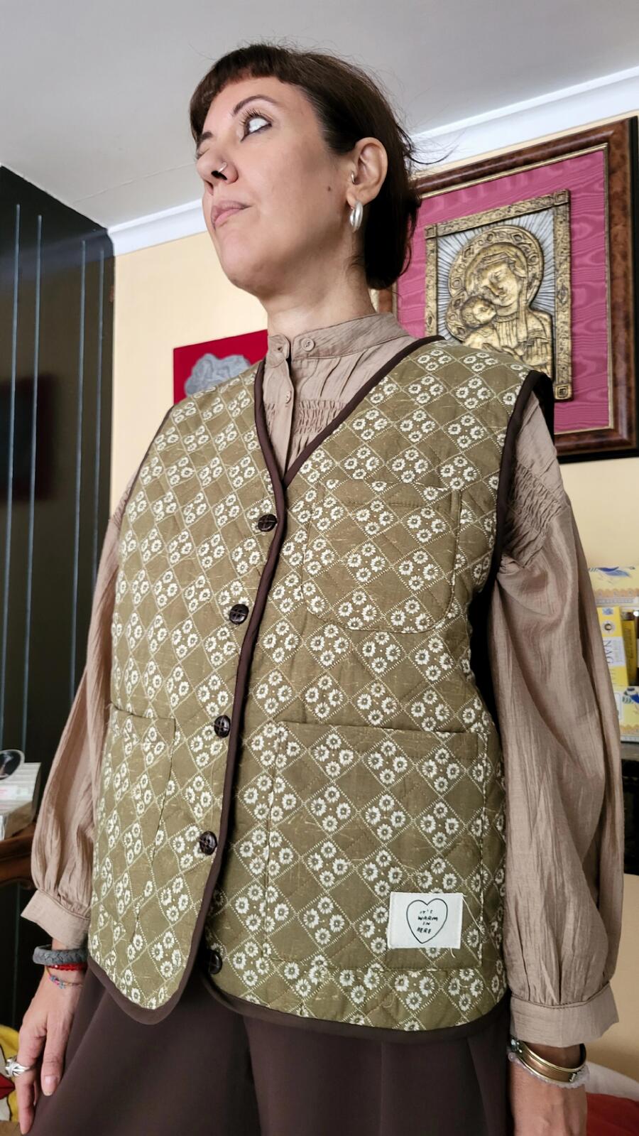 Gilet Floral  