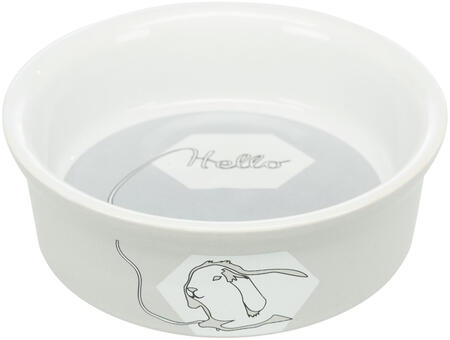 Ciotola in ceramica Hello - Grigio - 240 ml.  ø 11 cm 