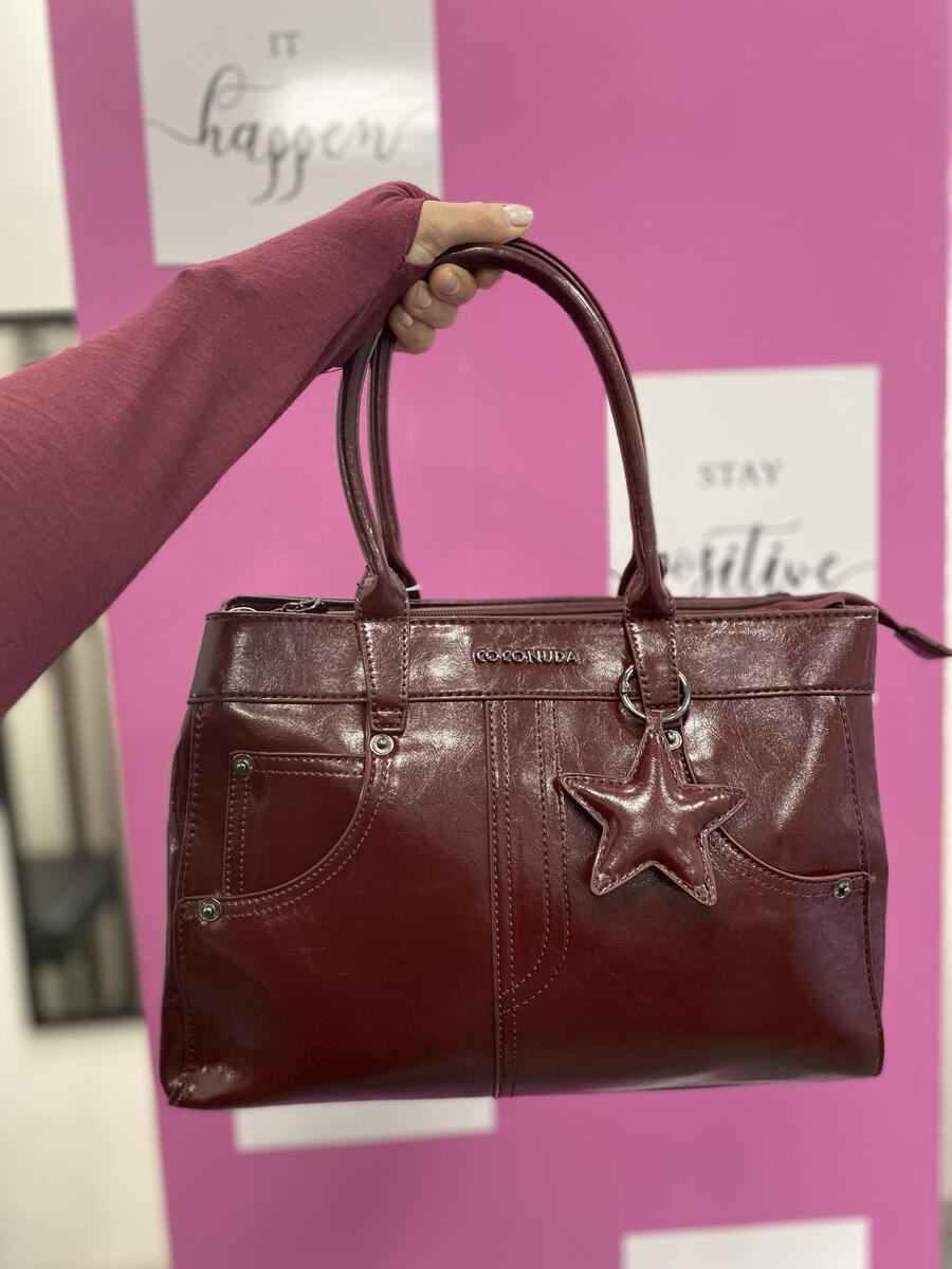 NOVITÀ Bag in vernice effetto jeans COCONUDA