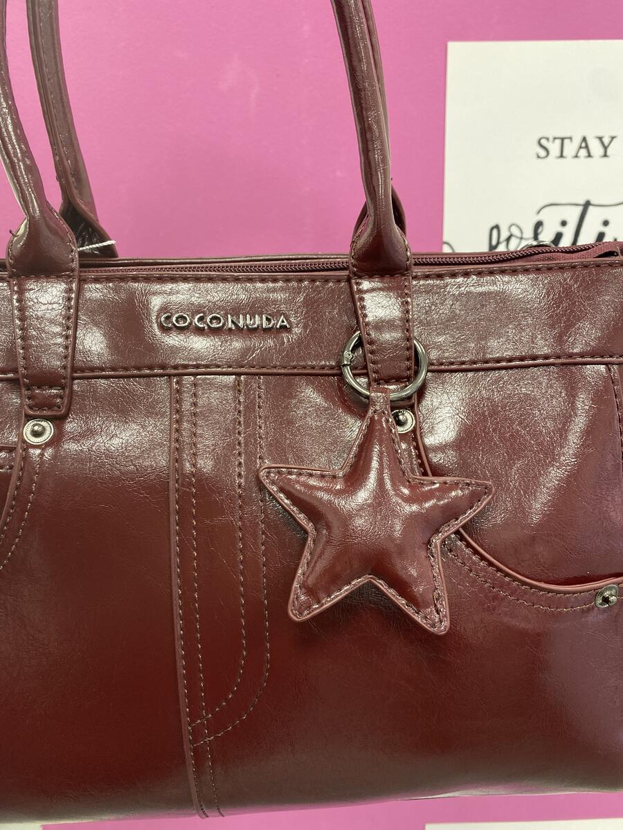 NOVITÀ Bag in vernice effetto jeans COCONUDA