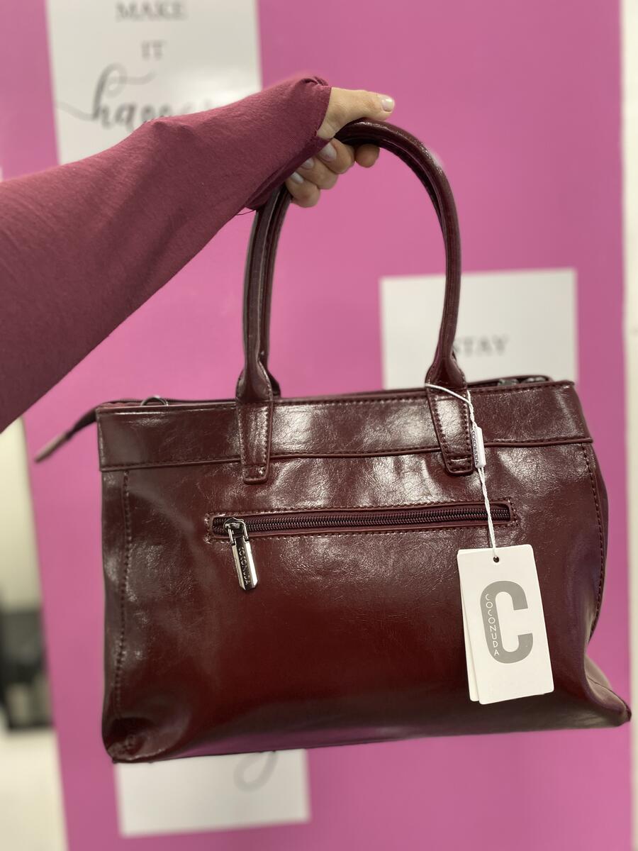 NOVITÀ Bag in vernice effetto jeans COCONUDA