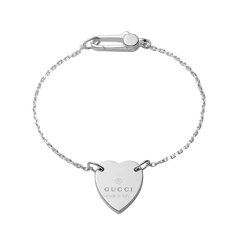  Bracciale Gucci Trademark Cuore Argento