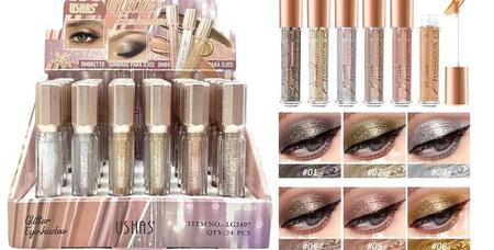 USHAS GLITTER EYESHADOW
 [Conf.da 24 pezzi]