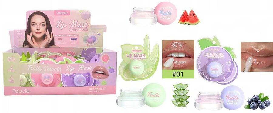 FEBBLE LIP MASK FRUITS SMOOTH
 [Conf.da 24 pezzi]