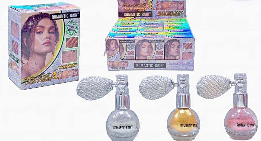 ROMANTIC RAIN ILLUMINANTE LOOSE POWDER FACE/EYE/BODY
 [Conf.da 12 pezzi]