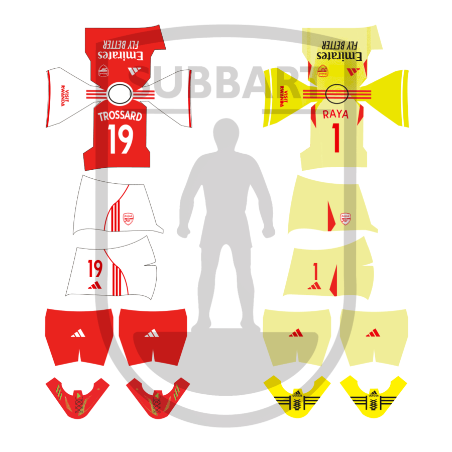 DECALS ARSENAL 2025-26