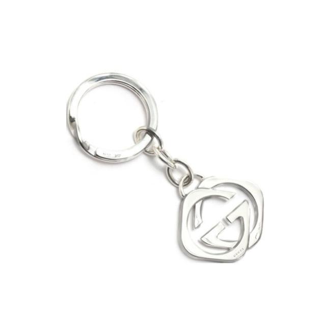Portachiavi GUCCI Doppia G Icon in Argento