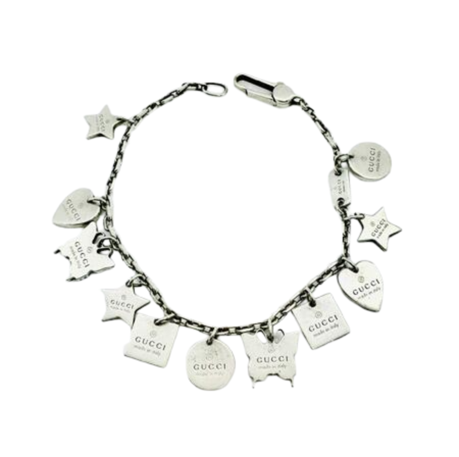 Bracciale GUCCI con Pendenti in Argento 925