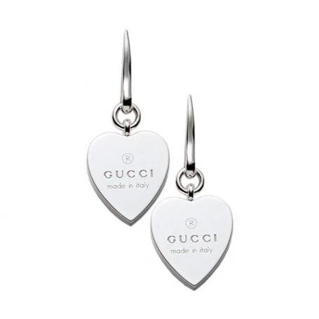 Orecchini Monachina GUCCI Pendente Cuore