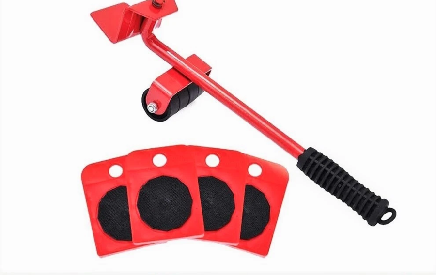 Kit Sollevatore Mobili Con Portata Massima Di 150 Kg Con Piastra A Ruote