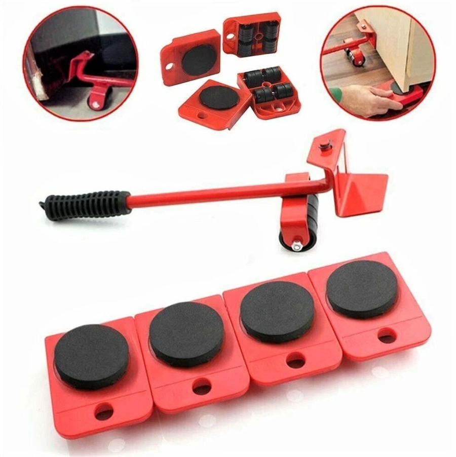 Kit Sollevatore Mobili Con Portata Massima Di 150 Kg Con Piastra A Ruote