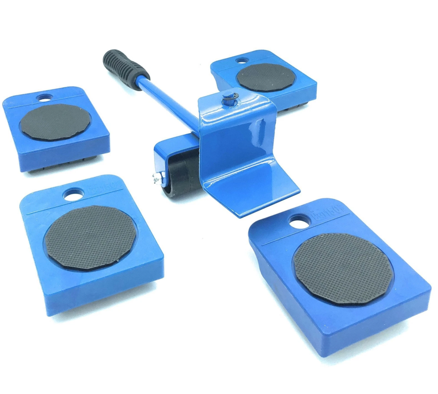 Kit Sollevatore Mobili Con Portata Massima Di 150 Kg Con Piastra A Ruote