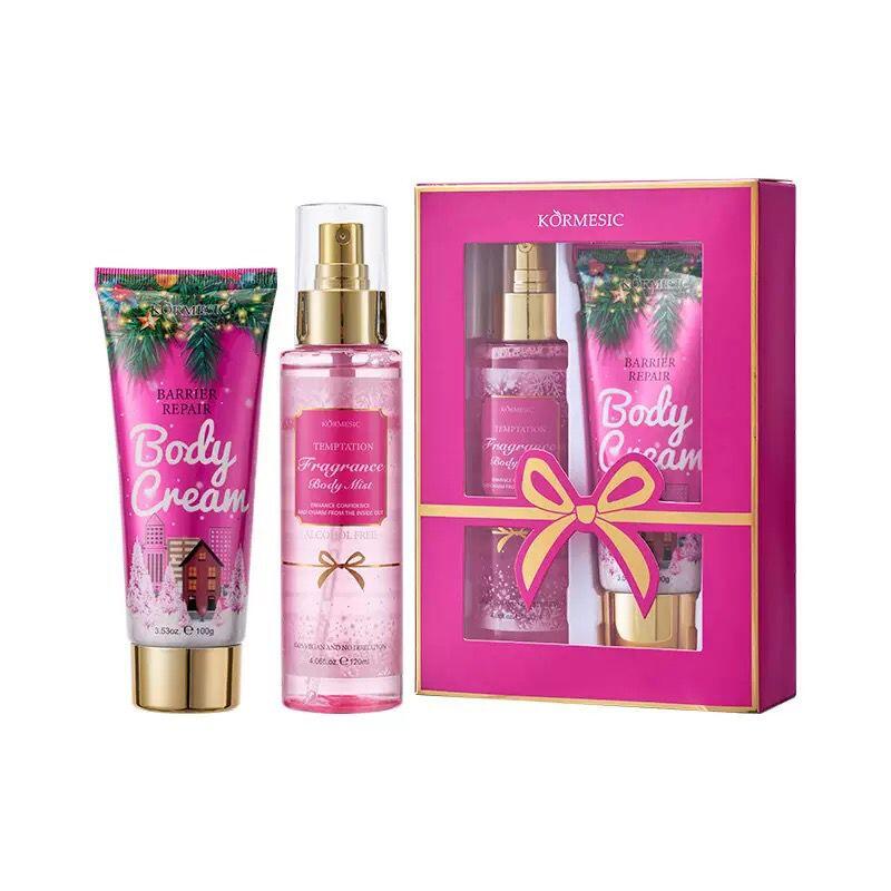 KORMESIC SET DI NATALE CREMA CORPO DA 100 gr+BODY MIST DA 120 ml
 [Quantità minima per ordine è di 6 pezzi]