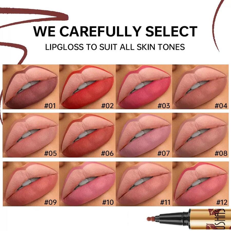 USHAS SILLEY LIPGLOSS 2 IN 1 
 [Conf.da 36 pezzi]