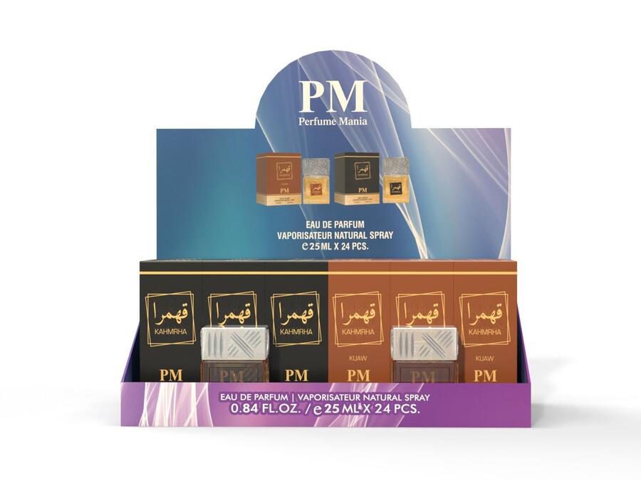 PM EXPO ASSORTITO EDP DA 25 ml (Similare KHAMRAH)
 [Conf.da 24 pezzi]