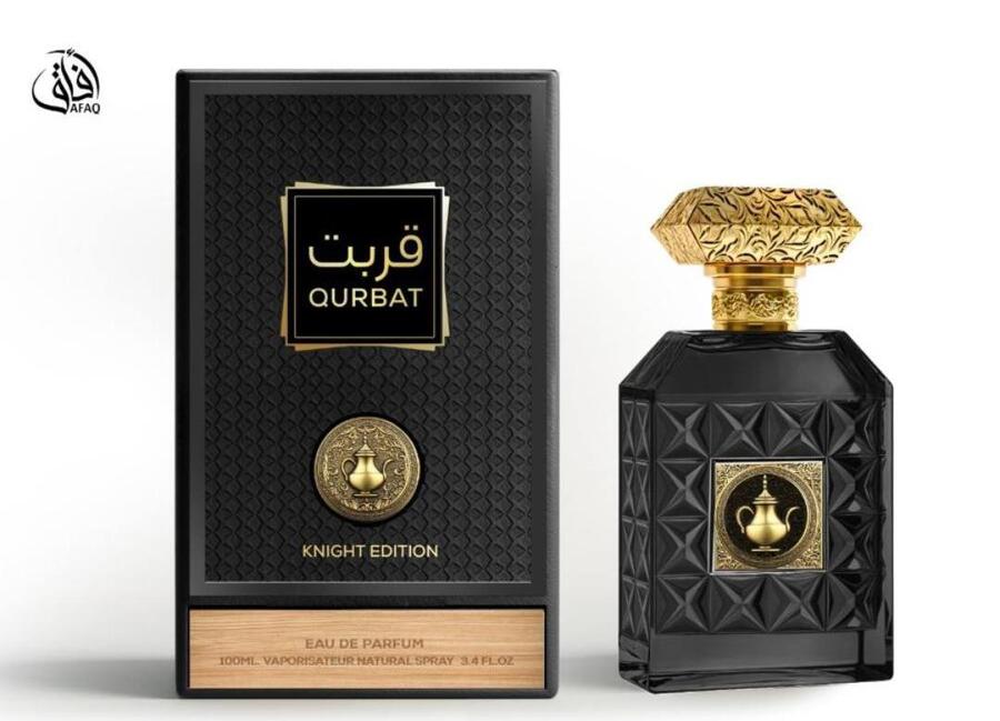 AFAQ QURBAT KNIGHT EDITION EDP 100 ML ( similare  KHAMRAH ) 