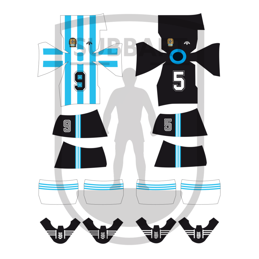 DECALS ARGENTINA 1978 WORLD CUP