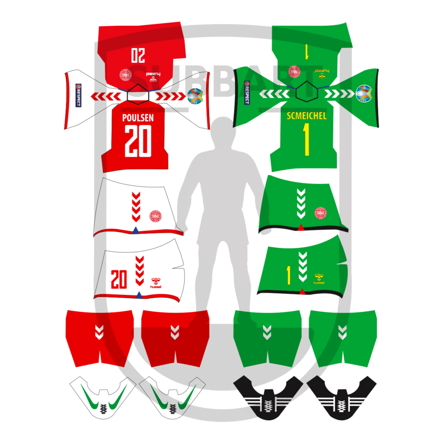 DECALS DANIMARCA 2021 EUROPEO