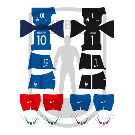 DECALS FRANCIA 2018 WORLD CUP