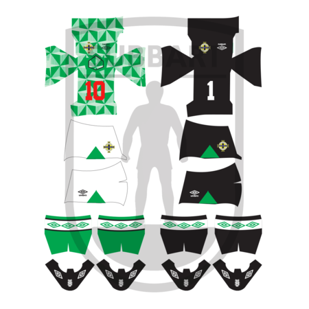 DECALS IRLANDA DEL NORD 1992