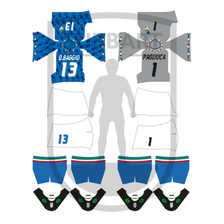 DECALS ITALIA 1994 WORLD CUP