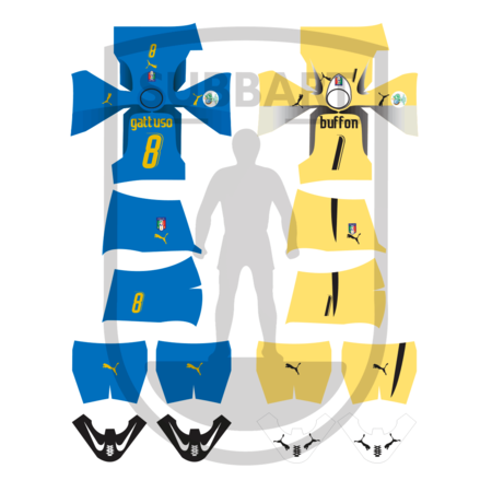 DECALS ITALIA 2008 WORLD CUP