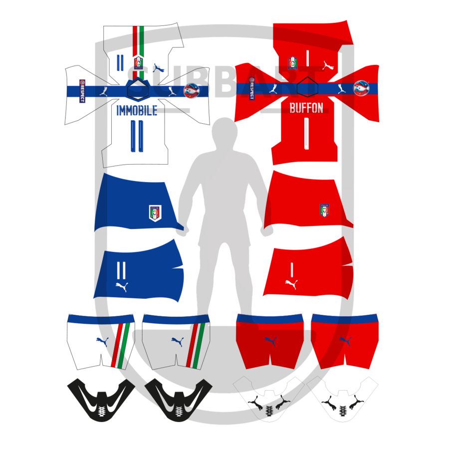 DECALS ITALIA 2016 EUROPEO