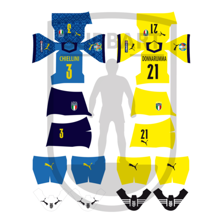 DECALS ITALIA 2021 EUROPEO