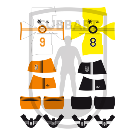 DECALS OLANDA 1978 WORLD CUP