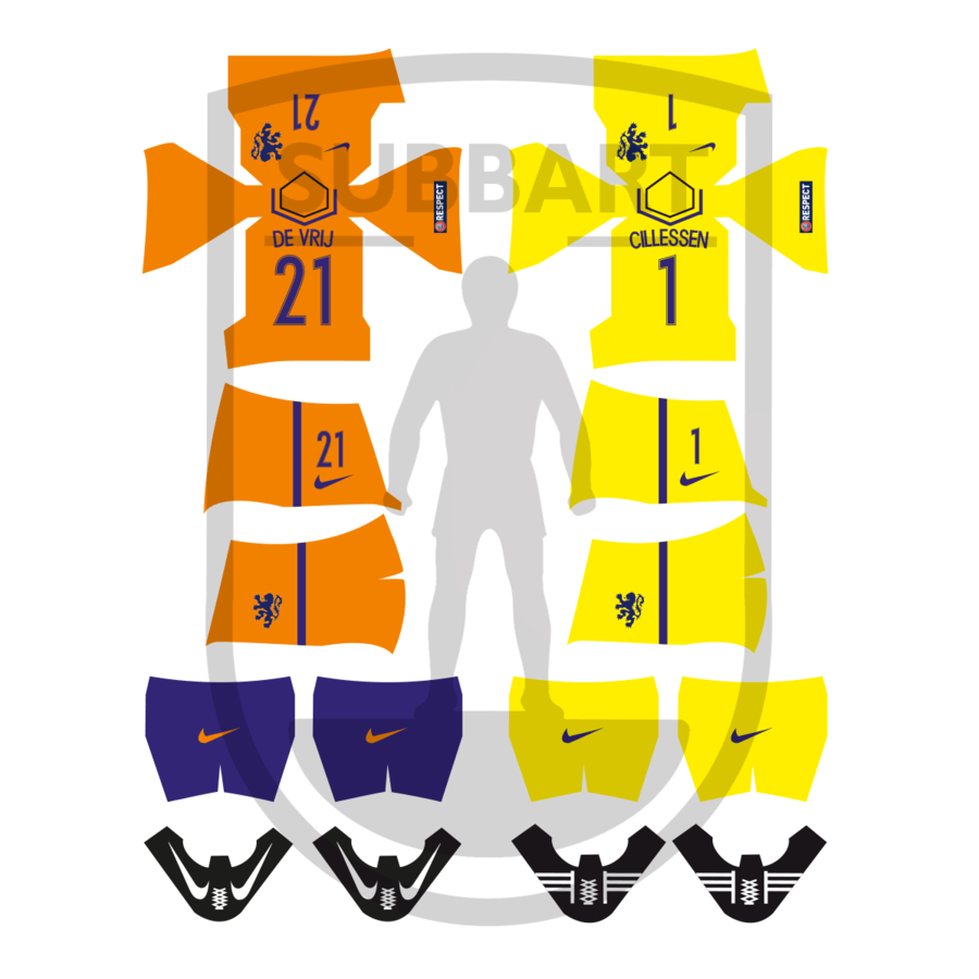 DECALS OLANDA 2018 WORLD CUP