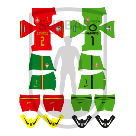 DECALS PORTOGALLO 2021 EUROPEO