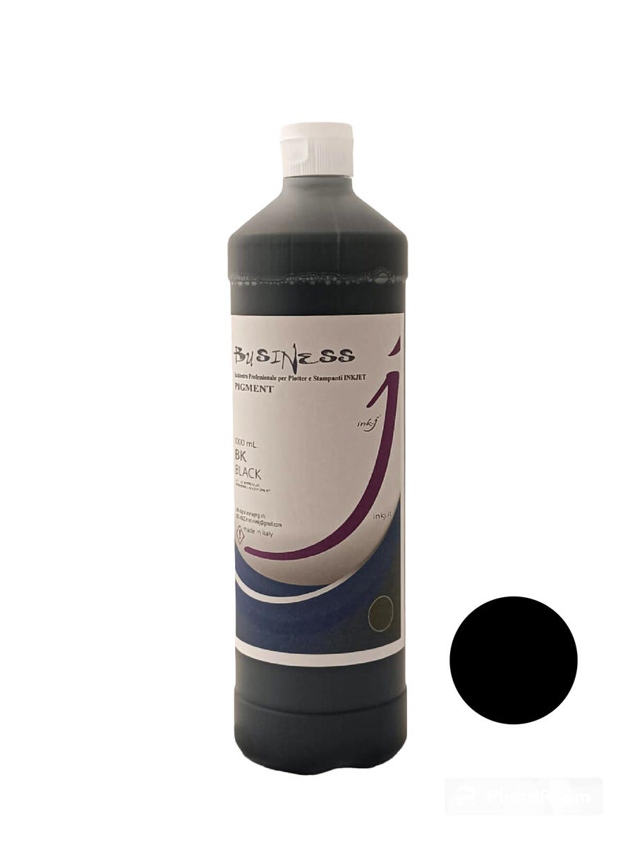 BK BLACK INCHIOSTRO PIGMENTATO PER MEMJET 1000  ML. COMPATIBILE CON TUTTI I MODELLI 