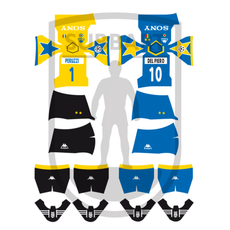 DECALS JUVENTUS 1995-96 FINALE