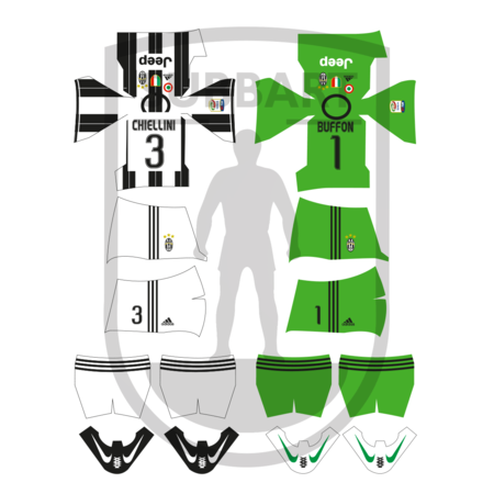 DECALS JUVENTUS 2016-17