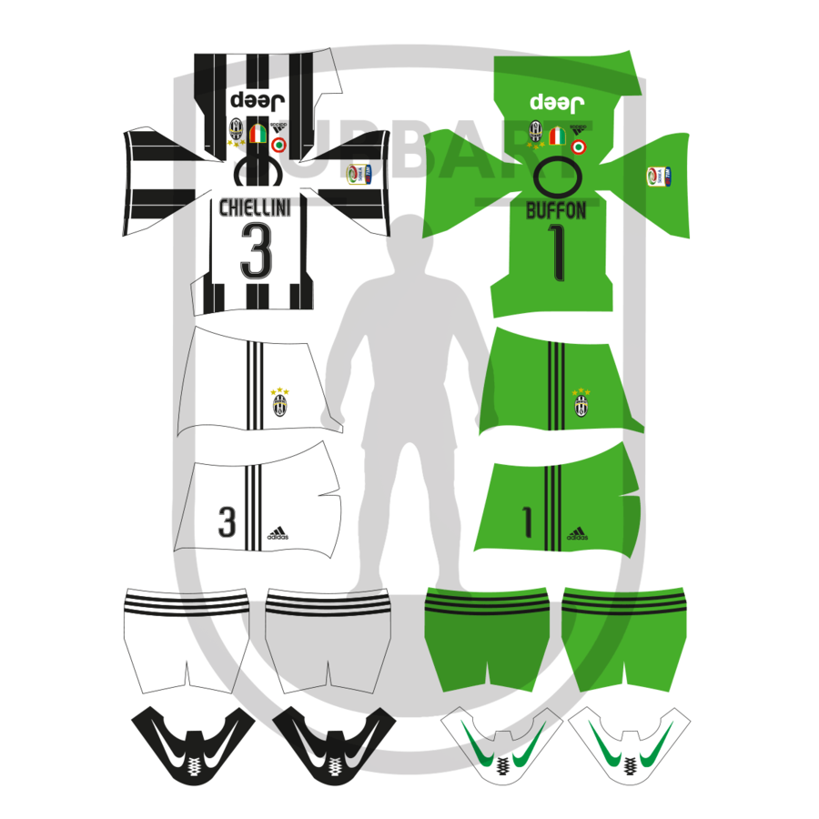 DECALS JUVENTUS 2016-17