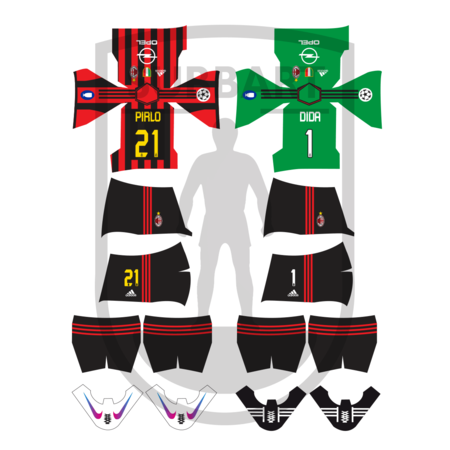 DECALS MILAN 2004-05