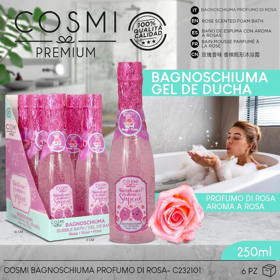 COSMI BAGNOSCHIUMA CHAMPAGNE DA 250 ml
 [Conf.da 6 pezzi]