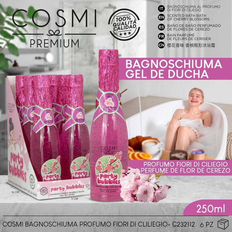 COSMI BAGNOSCHIUMA CHAMPAGNE DA 250 ml
 [Conf.da 6 pezzi]