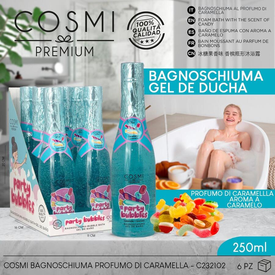 COSMI BAGNOSCHIUMA CHAMPAGNE DA 250 ml
 [Conf.da 6 pezzi]