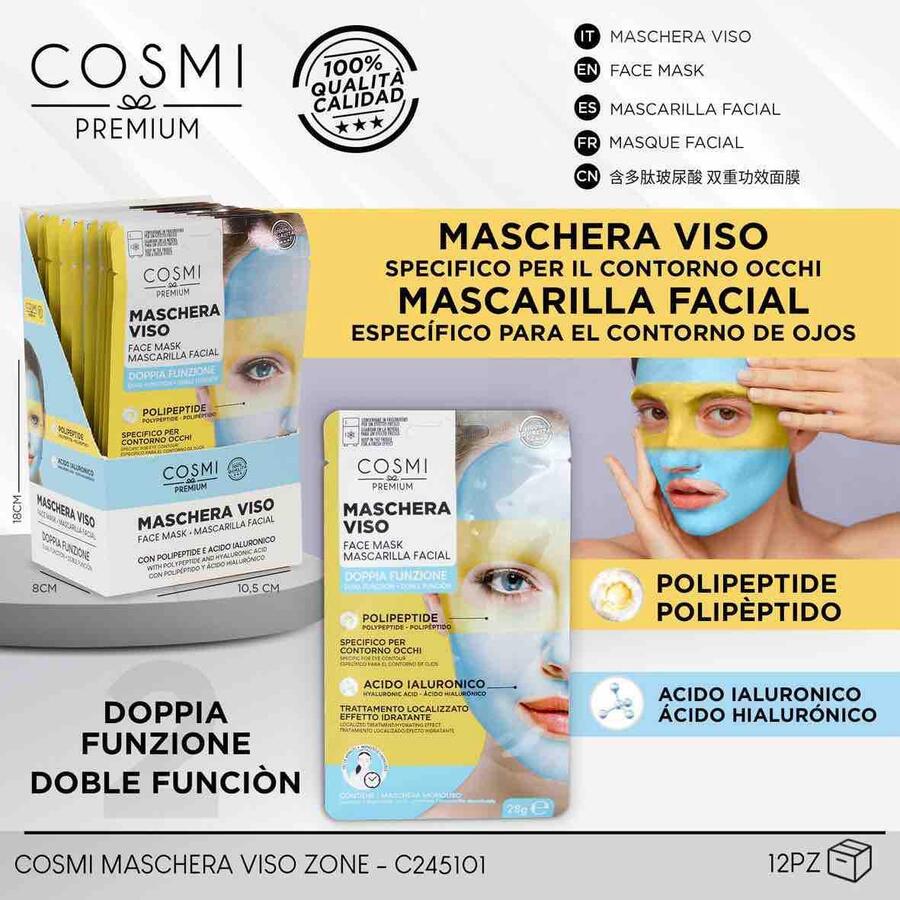 COSMI MASCHERA VISO DA 28 gr
 [Quantità minima per ordine è di 12 pezzi]