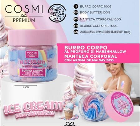 COSMI BURRO CORPO DA 100 gr
 [Quantità minima per ordine è di 12 pezzi]