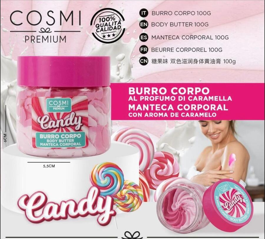 COSMI BURRO CORPO DA 100 gr
 [Quantità minima per ordine è di 12 pezzi]