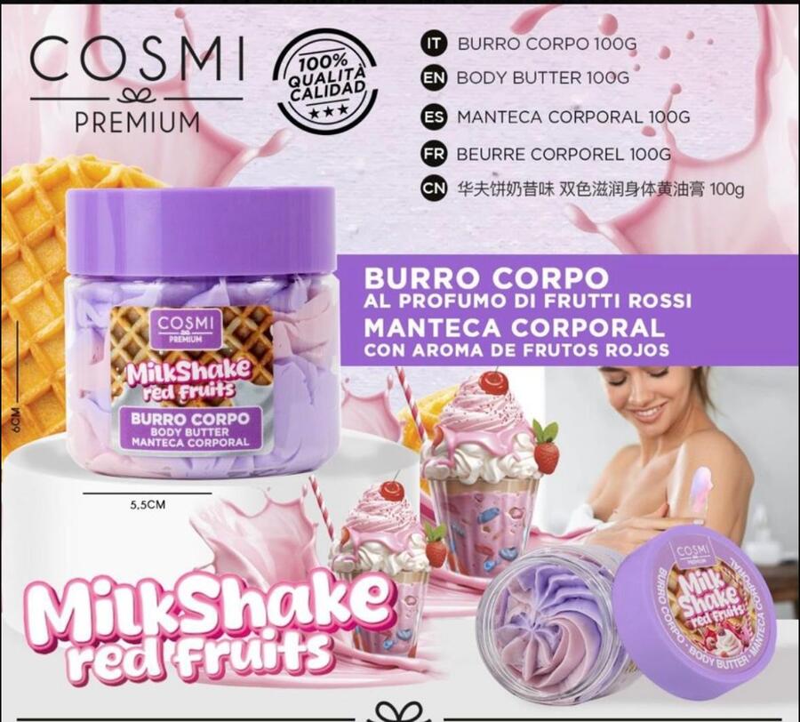 COSMI BURRO CORPO DA 100 gr
 [Quantità minima per ordine è di 12 pezzi]