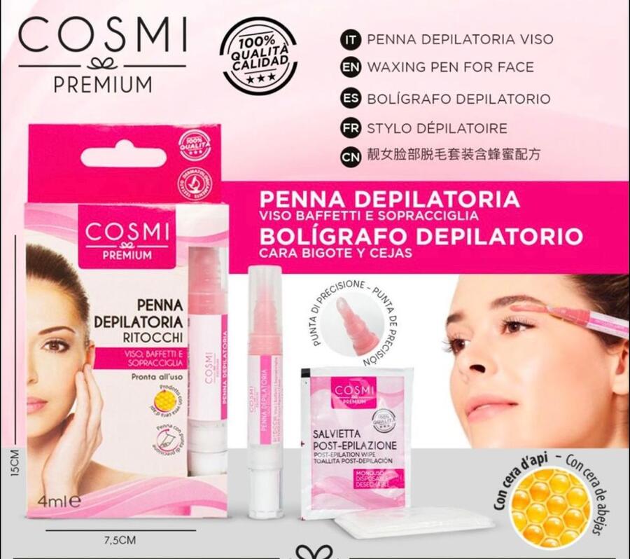 COSMI PENNA DEPILATORIA VISO DA 4 ml
 [Conf.da 6 pezzi]
