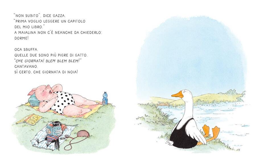 Le Ridarelle. Gita al lago - in stampato maiuscolo