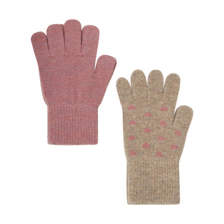 Guanti Caldi in Lana – Pacco da 2, 3-6 Anni - Fantasie assortite
