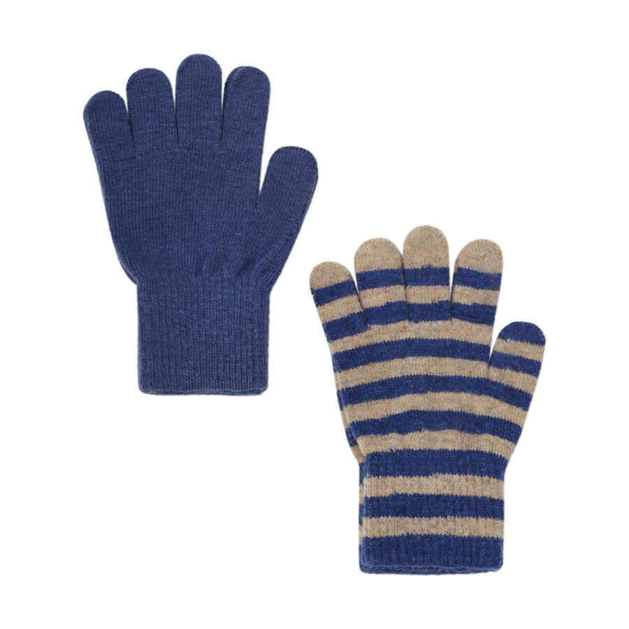 Guanti Caldi in Lana – Pacco da 2, 3-6 Anni - Fantasie assortite