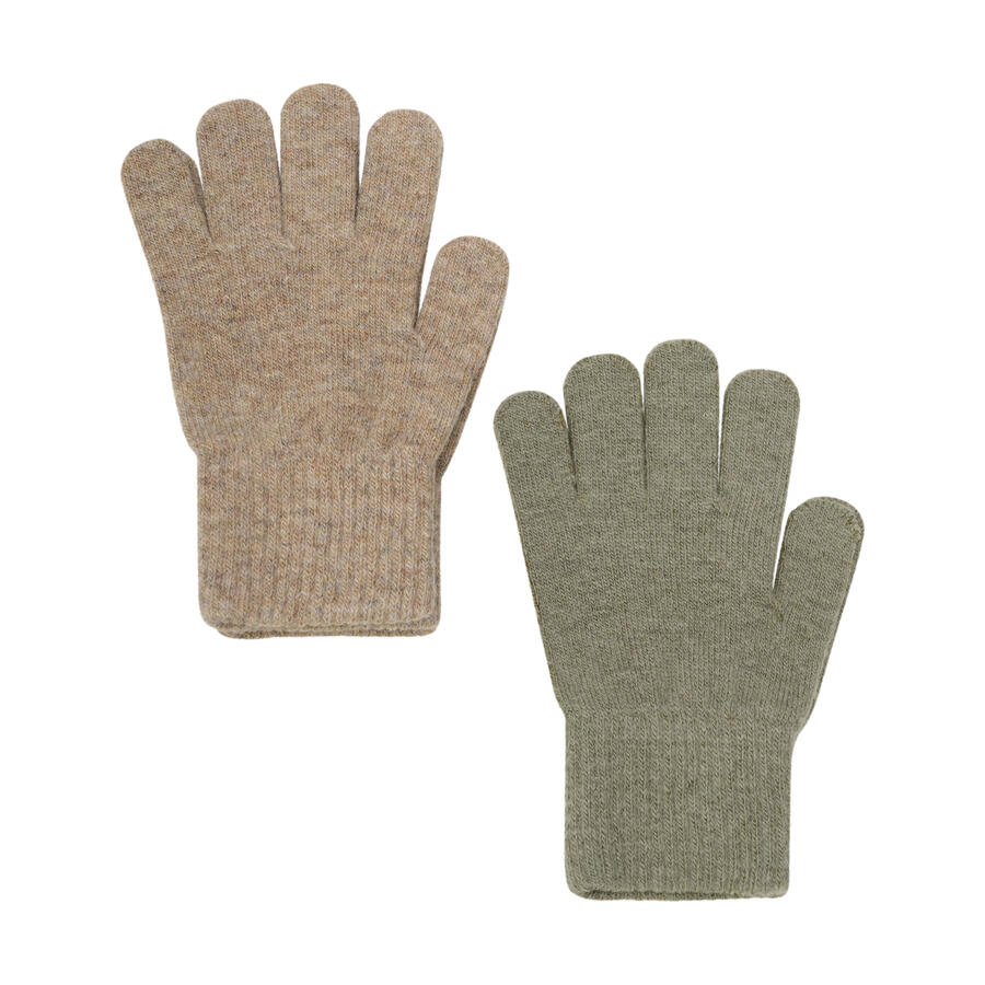 Guanti Caldi in Lana – Pacco da 2, 3-6 Anni - Fantasie assortite