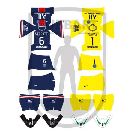 DECALS PARIS SAINT GERMAIN 2020-21