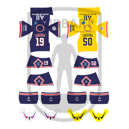 DECALS PARIS SAINT GERMAIN 2021-22